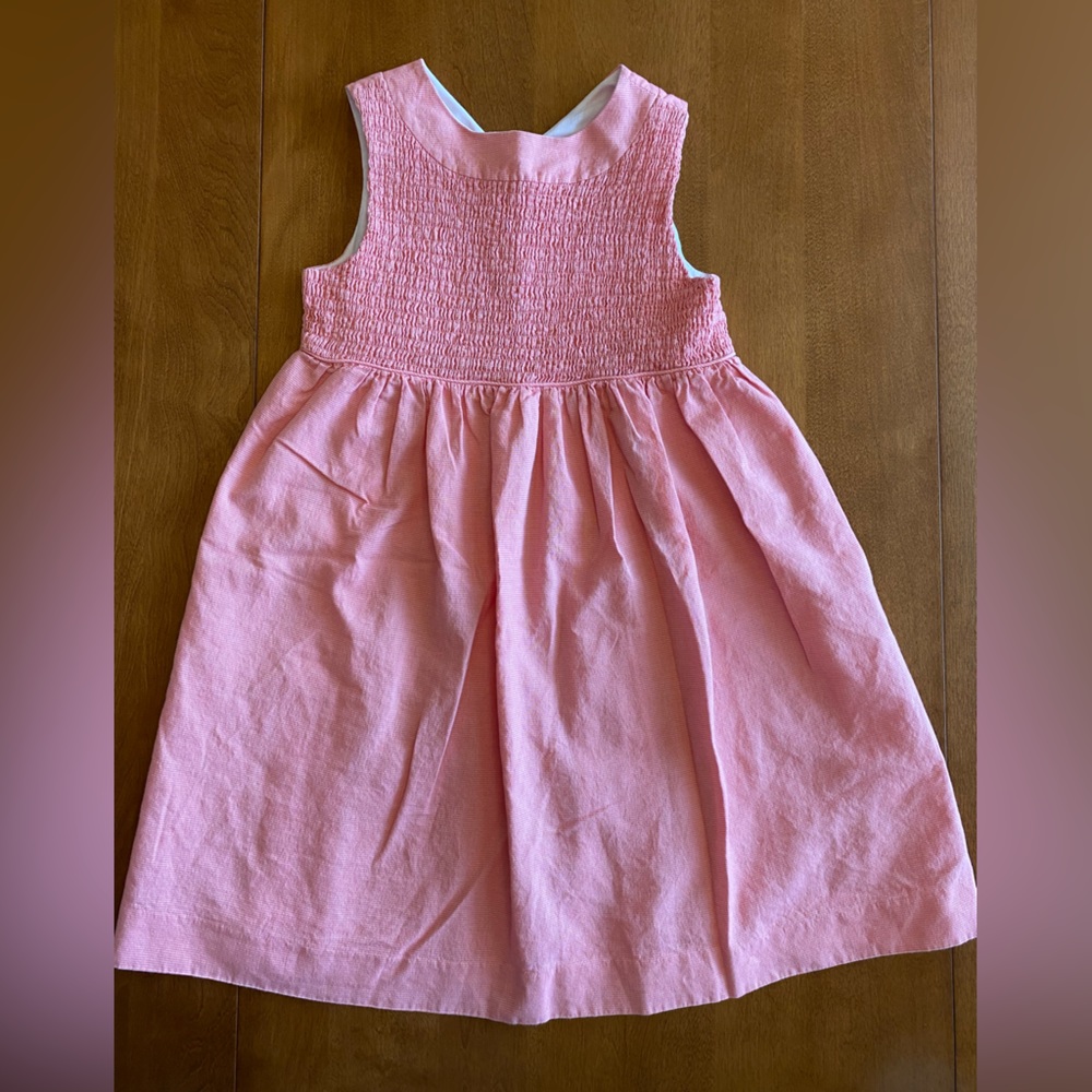 EUC Edgehill Collection sleeveless smocked dress size 6x